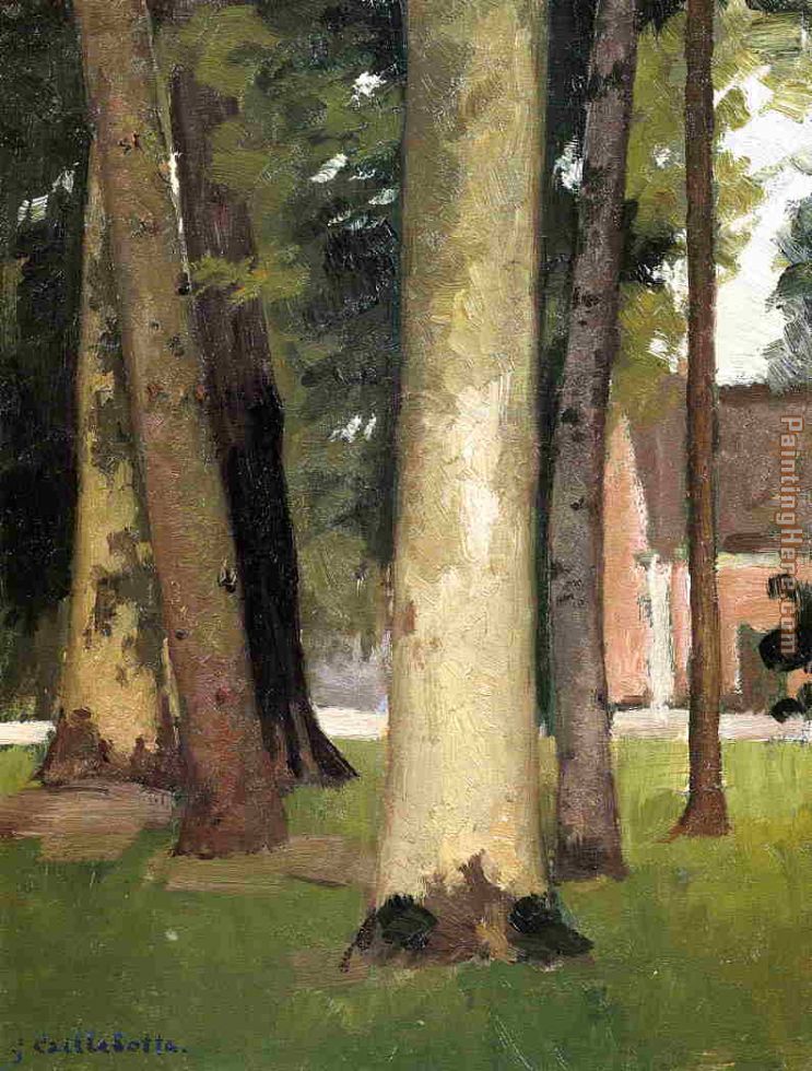 Gustave Caillebotte Yerres, Through the Grove, the Ornamental Farm